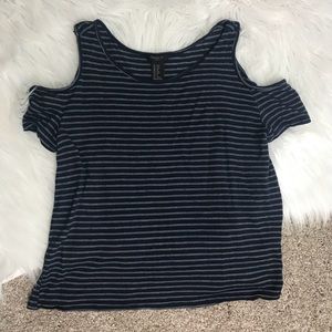 Forever 21 Cut out Shoulder Top